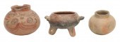 (3) PRE-COLUMBIAN EARTHENWARE