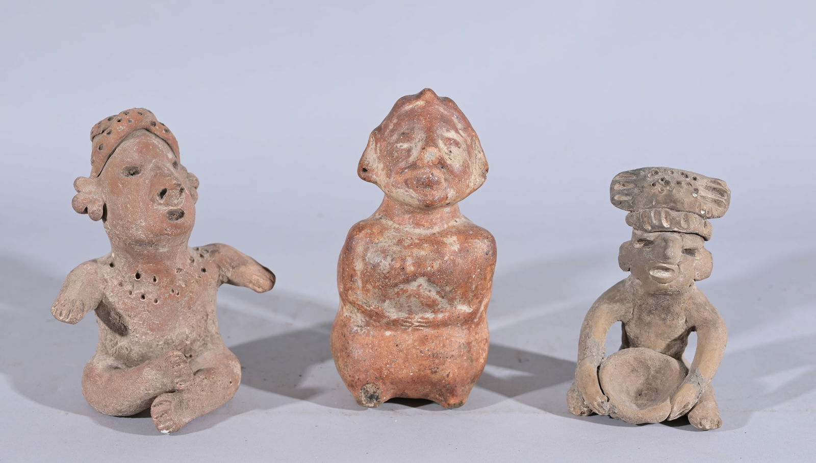 (3) PRE-COLUMBIAN FIGURES FROM