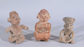 (3) PRE-COLUMBIAN FIGURES FROM