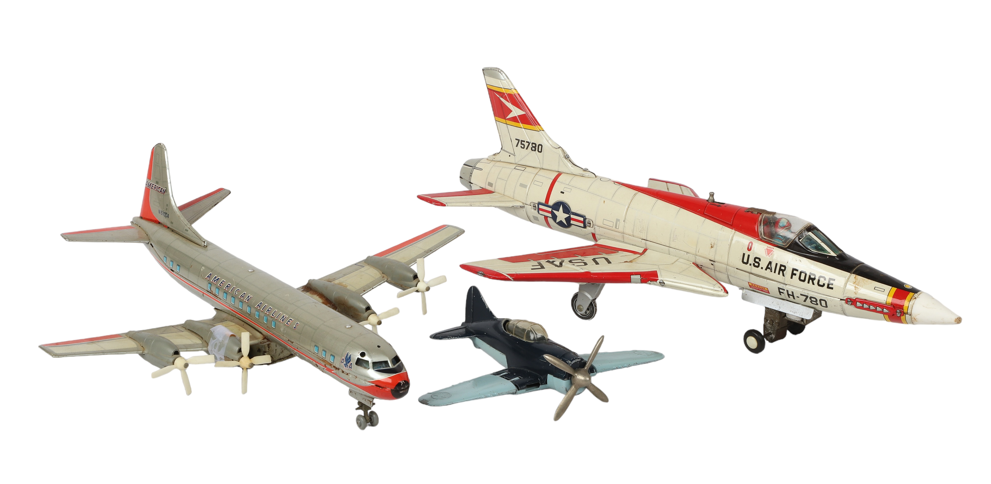 (3) Pressed steel airplanes, c/o