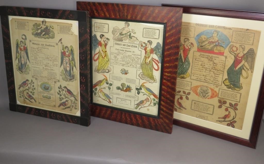 3 PROFESSIONALLY FRAMED PRINTED