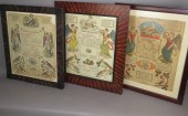 3 PROFESSIONALLY FRAMED PRINTE