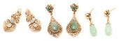3 PRS. LADIES' 14K DANGLE OR D
