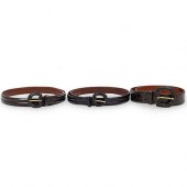 (3) RALPH LAUREN ALLIGATOR LEA