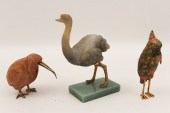 3 RECREATED FABERGE BIRDS W/ O