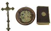 (3) RELIGIOUS CRUCIFIX, PRAYER