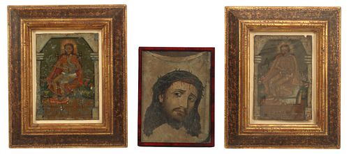(3) RETABLOS VERONICA&#039;S VEIL