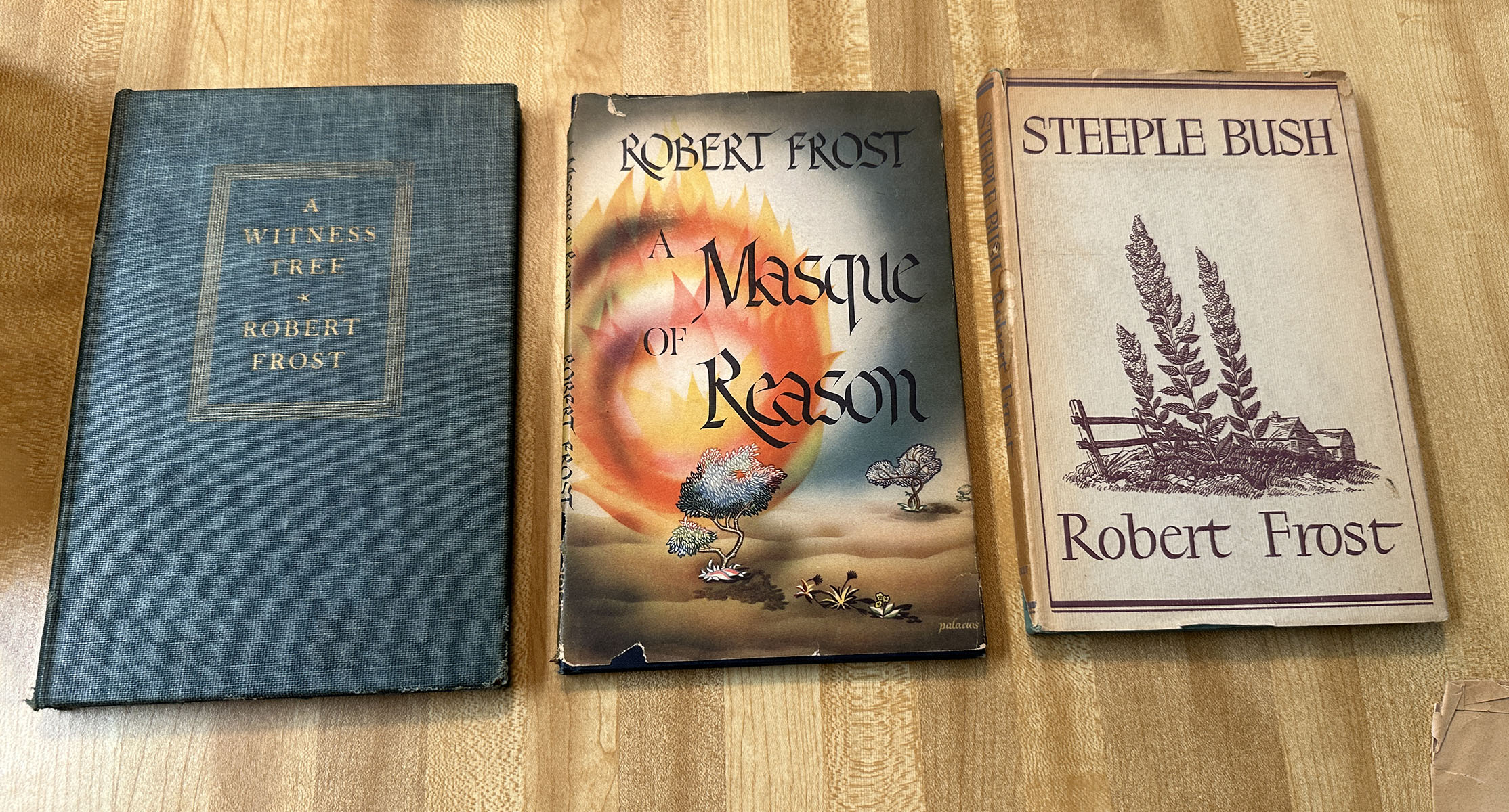 3 ROBERT FROST 1ST EDITION BOOKS, 2
