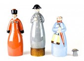 3 ROBJ FRENCH PORCELAIN DECANT