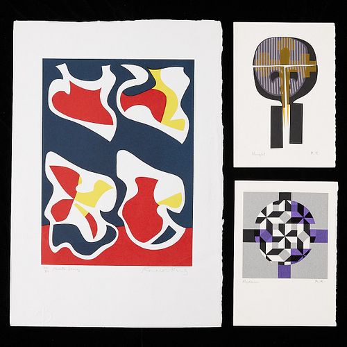 3 RONALD KING LITHOGRAPHSRonald