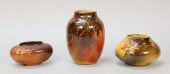 3 ROOKWOOD POTTERY VASES ALTMA