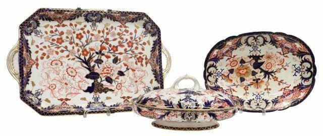 (3) ROYAL CROWN DERBY 'KINGS'
