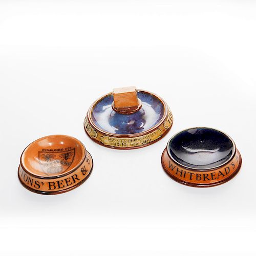 3 ROYAL DOULTON ADVERTISING WARE