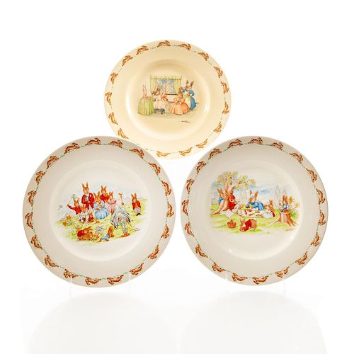 3 ROYAL DOULTON BUNNYKINS RIM