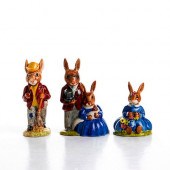 3 ROYAL DOULTON CERAMIC BUNNYK
