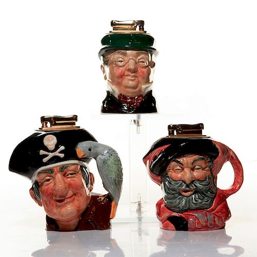 3 ROYAL DOULTON CHARACTER JUG
