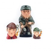 3 ROYAL DOULTON CHARACTER JUGS