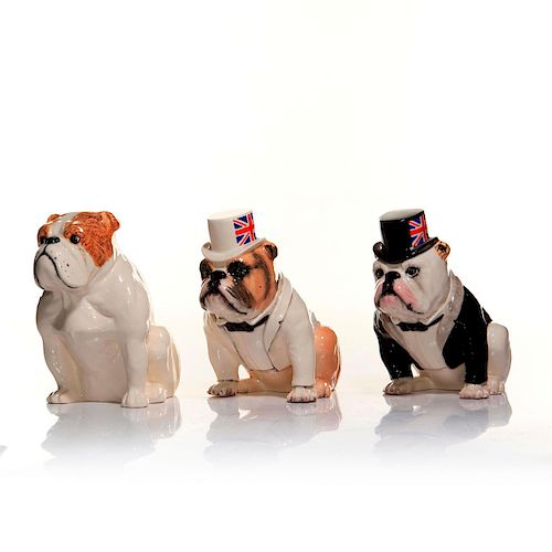 3 ROYAL DOULTON DOG FIGURES BRITISH