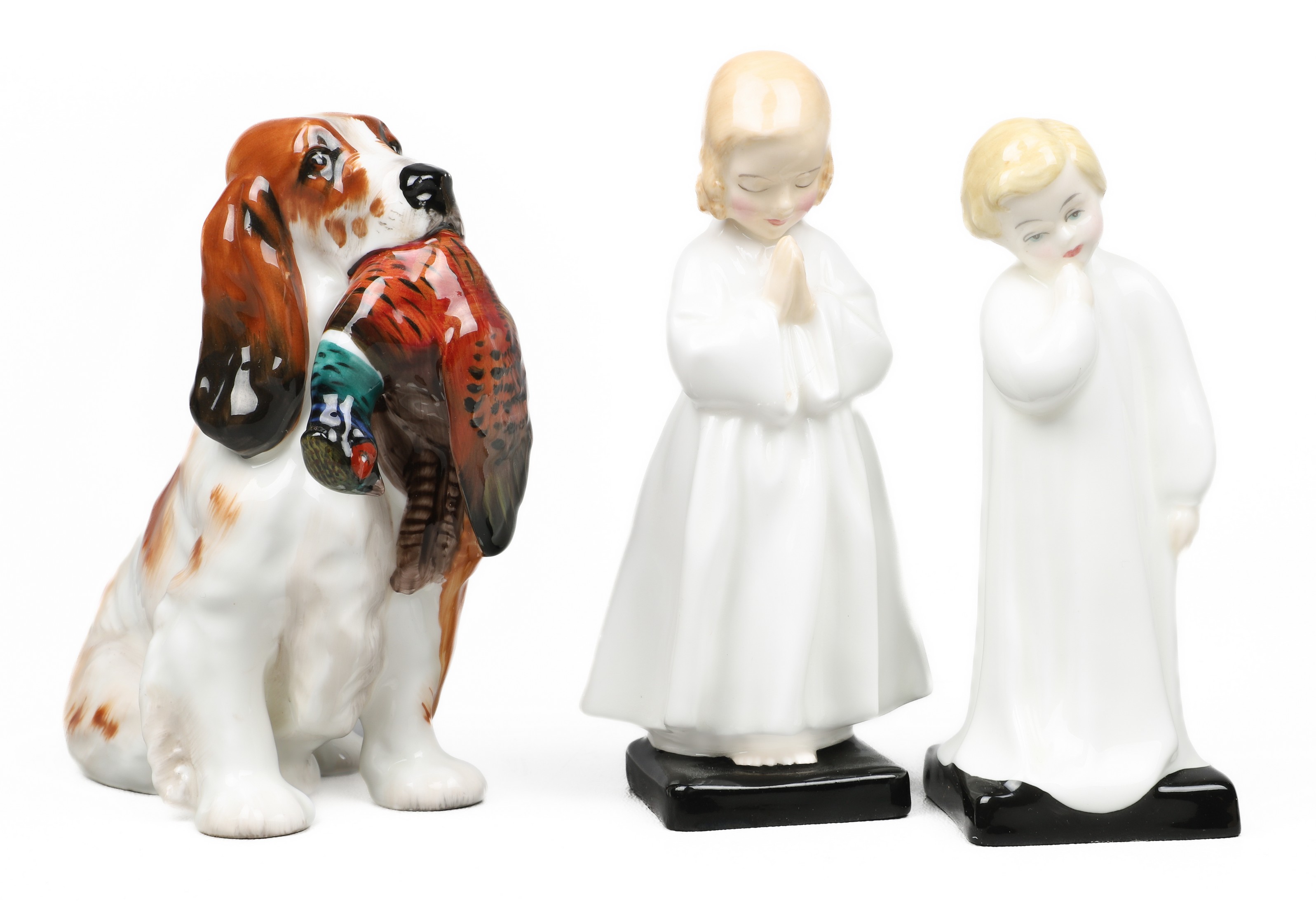 (3) Royal Doulton figurines, c/o