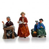 3 ROYAL DOULTON FIGURINES, GRA