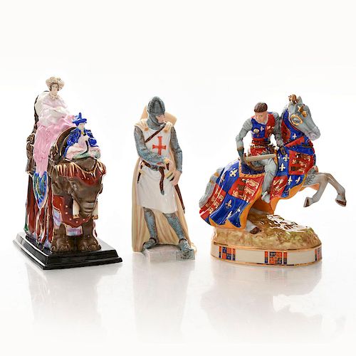 3 ROYAL DOULTON FIGURINES, HENRY V,