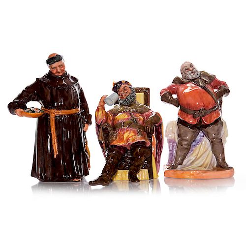 3 ROYAL DOULTON FIGURINES, JOLLY