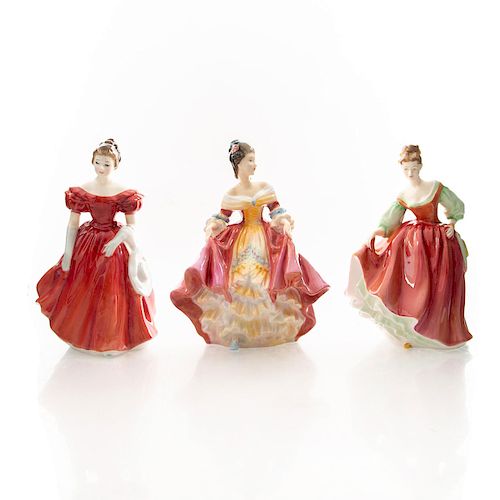 3 ROYAL DOULTON FIGURINES, PRETTY