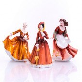 3 ROYAL DOULTON FIGURINES, PRE