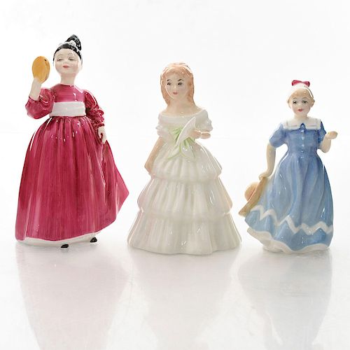3 ROYAL DOULTON FIGURINES,
