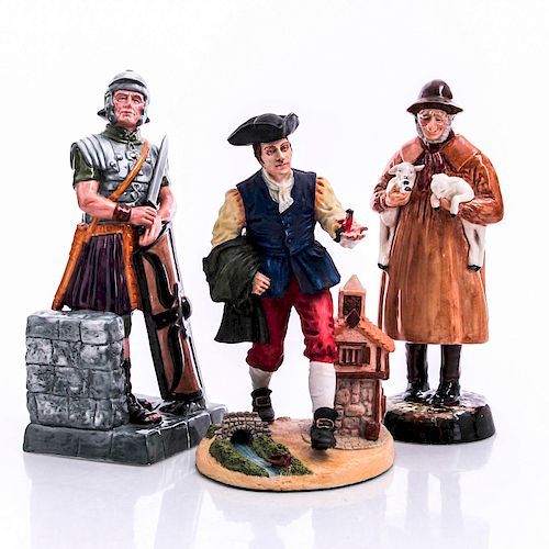 3 ROYAL DOULTON FIGURINESLambing