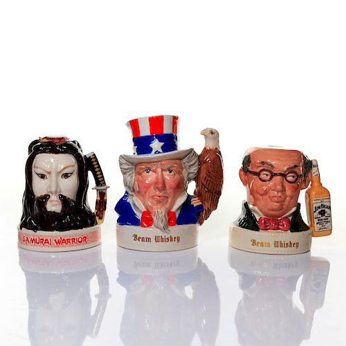 3 ROYAL DOULTON JIM BEAM LIQUOR