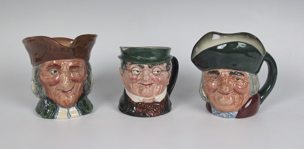 3 ROYAL DOULTON LARGE CHARACTER