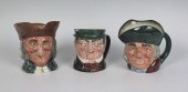 3 ROYAL DOULTON LARGE CHARACTE