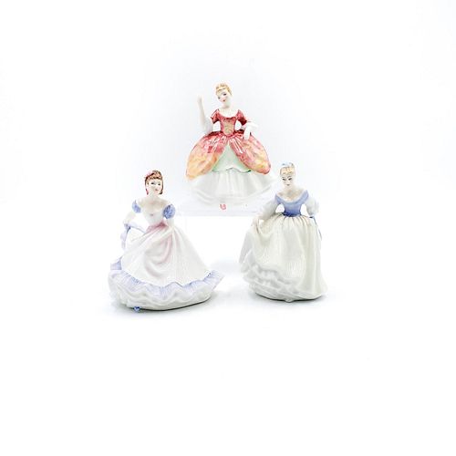 3 ROYAL DOULTON MINIATURE LADY
