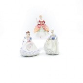 3 ROYAL DOULTON MINIATURE LADY