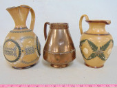 3 ROYAL DOULTON PITCHERS, COPP
