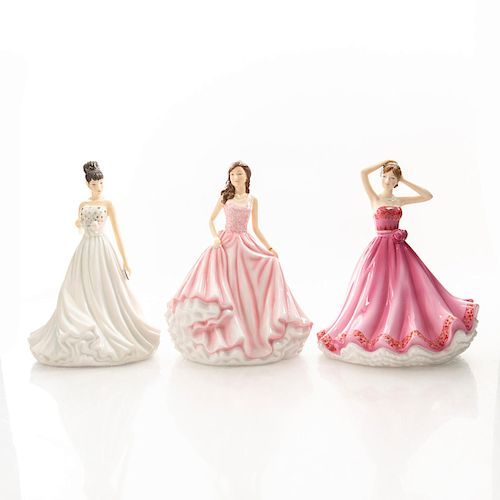 3 ROYAL DOULTON PRETTY LADY