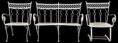 (3) SALTERINI PAINTED WROUGHT