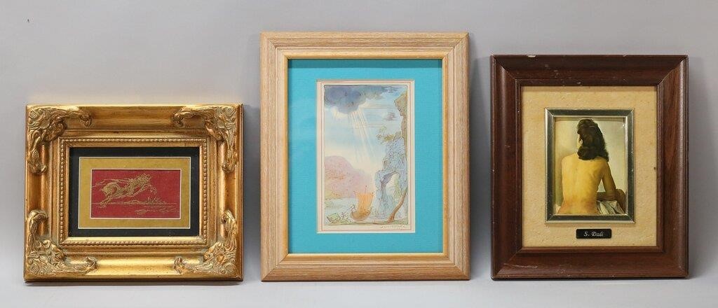 3 SALVADOR DALI PRINTSAfter