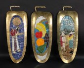 3 SALVADOR TERAN BRASS & GLASS