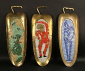 3 SALVADOR TERAN BRASS & GLASS
