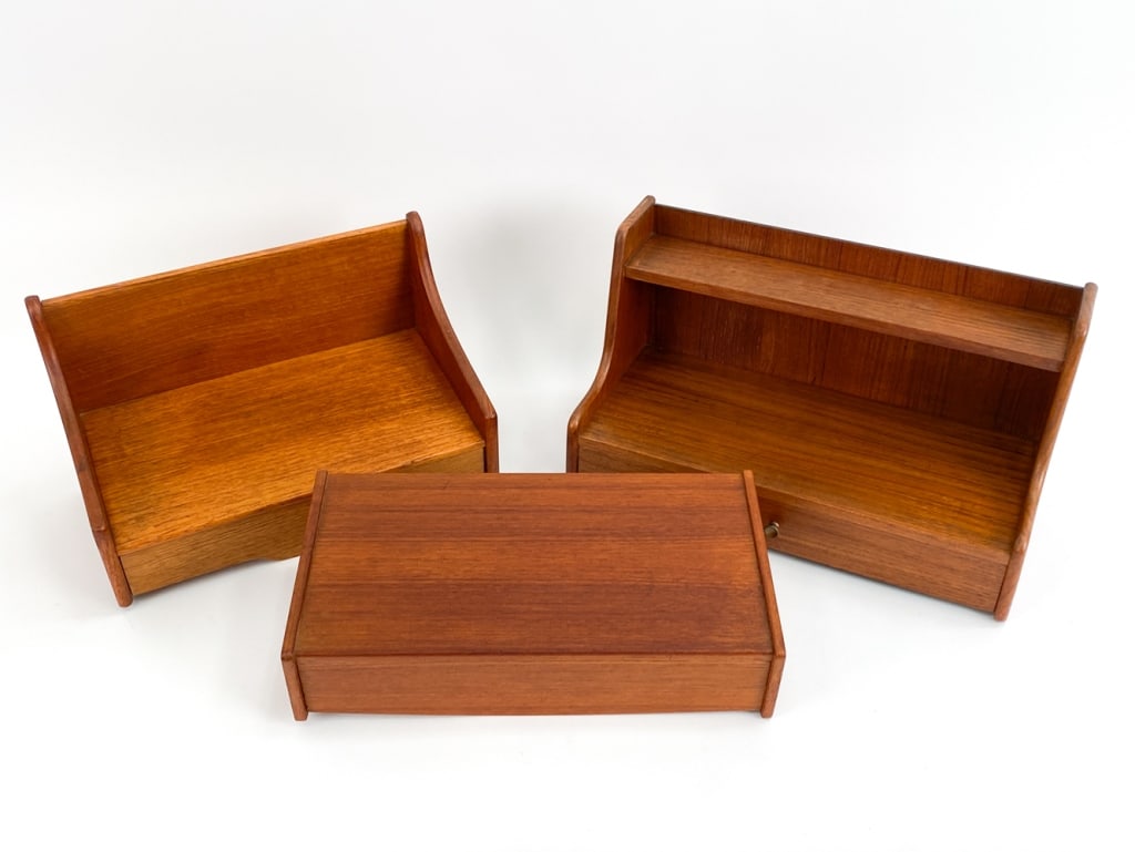 (3) SCANDINAVIAN FLOATING TEAK