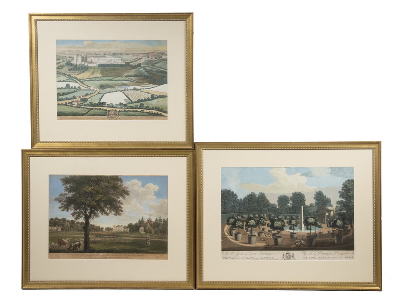 (3) SCARCE VUE D'OPTIQUES, VIEWS OF