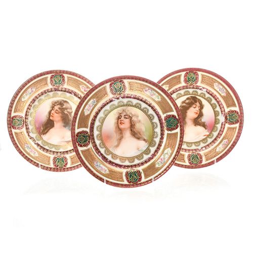 3 SCHWARZBURG GERMAN PORCELAIN