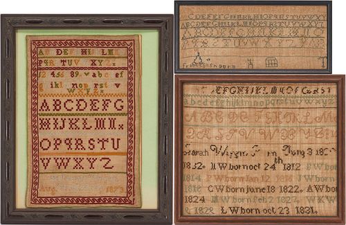 3 SCOTTISH & AMERICAN NEEDLEWORK