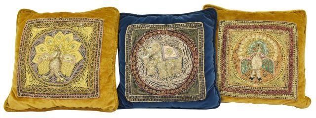 (3) SEQUIN, BEAD & EMBROIDERY THROW