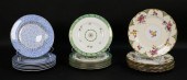 3 SETS ENGLISH PORCELAIN PLATE