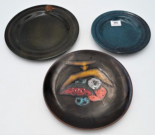 3 SETS OF CERAMIC PLATES, TO