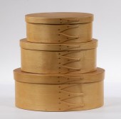 (3) SHAKER STYLE PANTRY BOXES