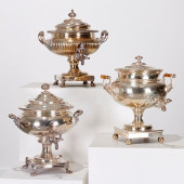 (3) SHEFFIELD STYLE SILVER PLA